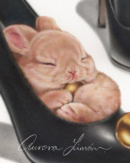 "Golden ball bunny" original